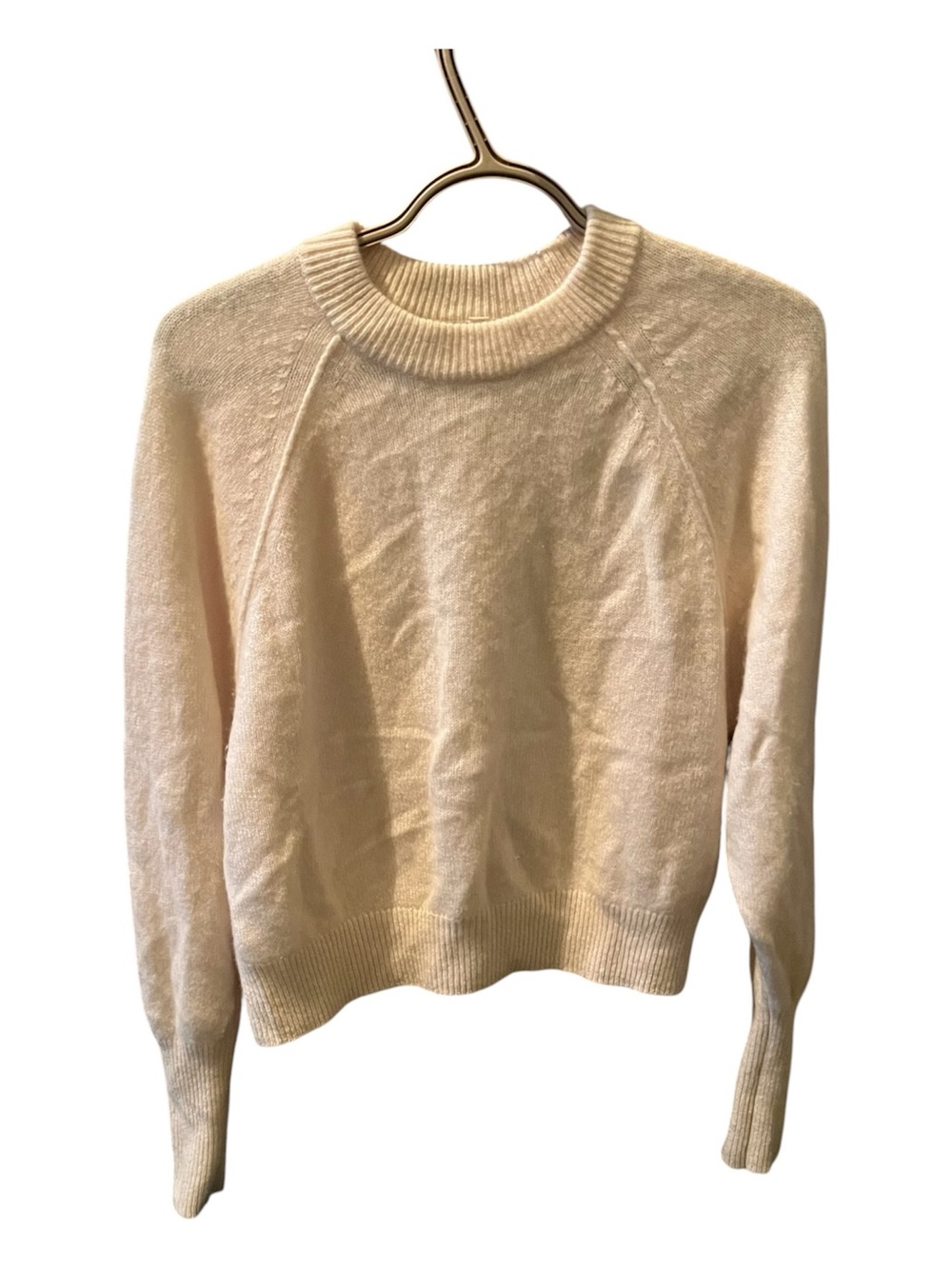 Medium The Group by Babaton, Luxe Cashmere Crewneck Sweater,Birch - Picture 2 of 5